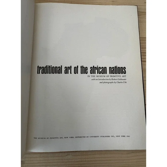 Traditional Art of the African Nations 1961 Museum of Primitive Art Hardcover - Picture 3 of 5